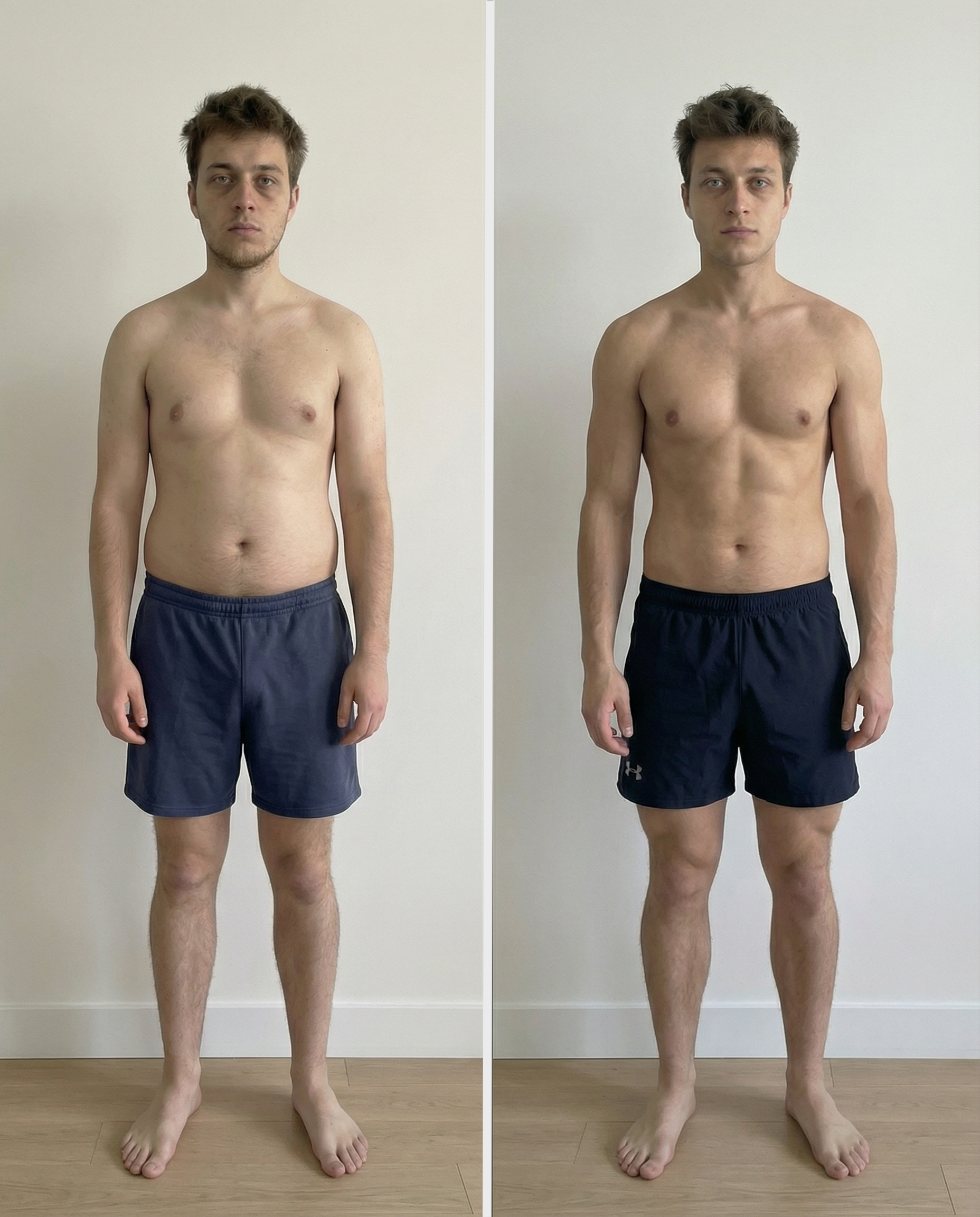 Real client transformation 4 before and after result